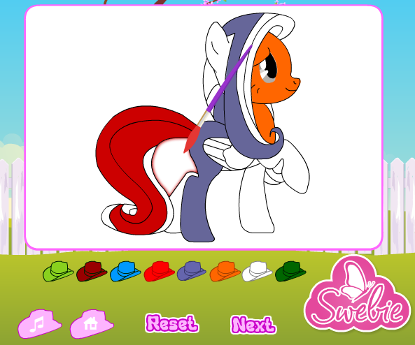 Graceful Pony Coloring