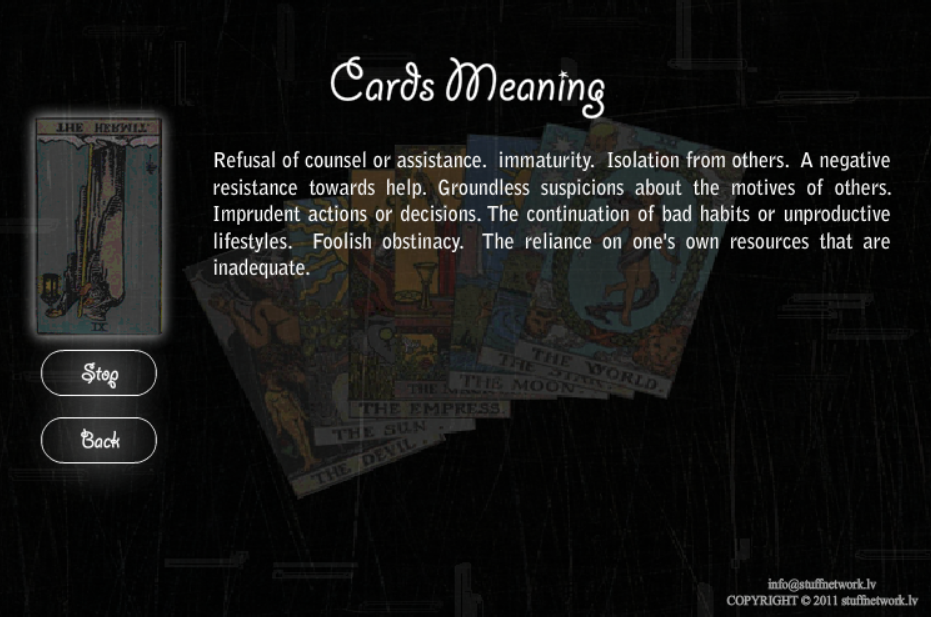 Fortune Telling With Tarot Cards