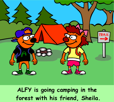 Alfy Goes Camping