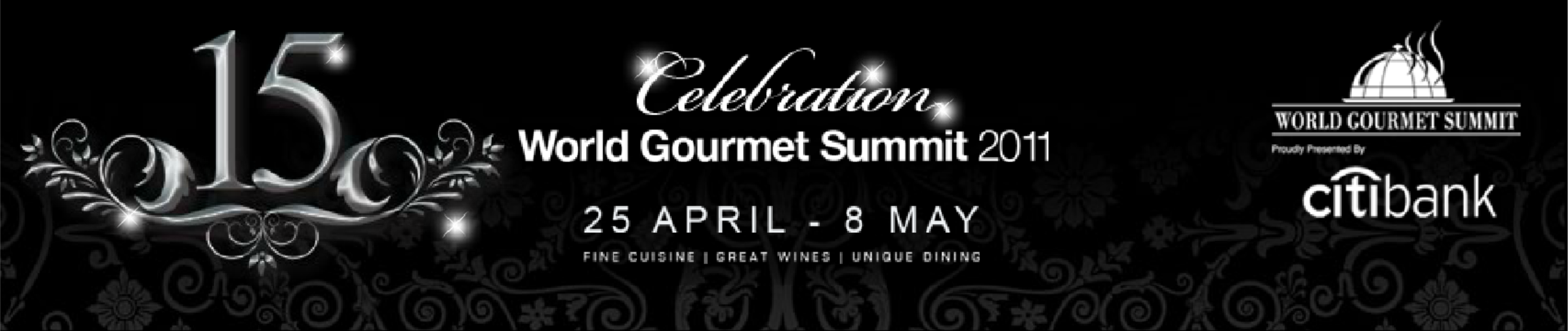 World Gourmet Summit 2011 Website Banner