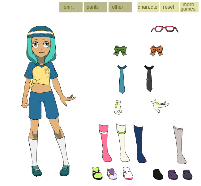 Inazuma Eleven Girls Dress Up