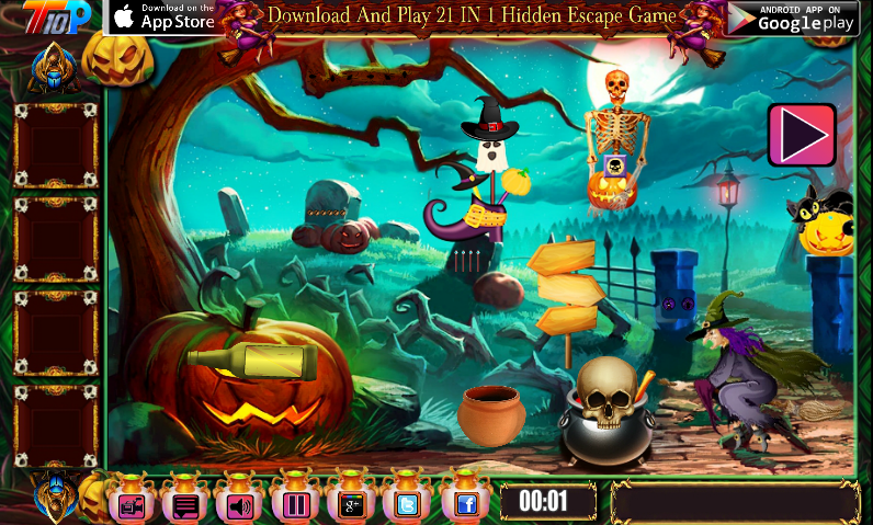 Find The Halloween Cake