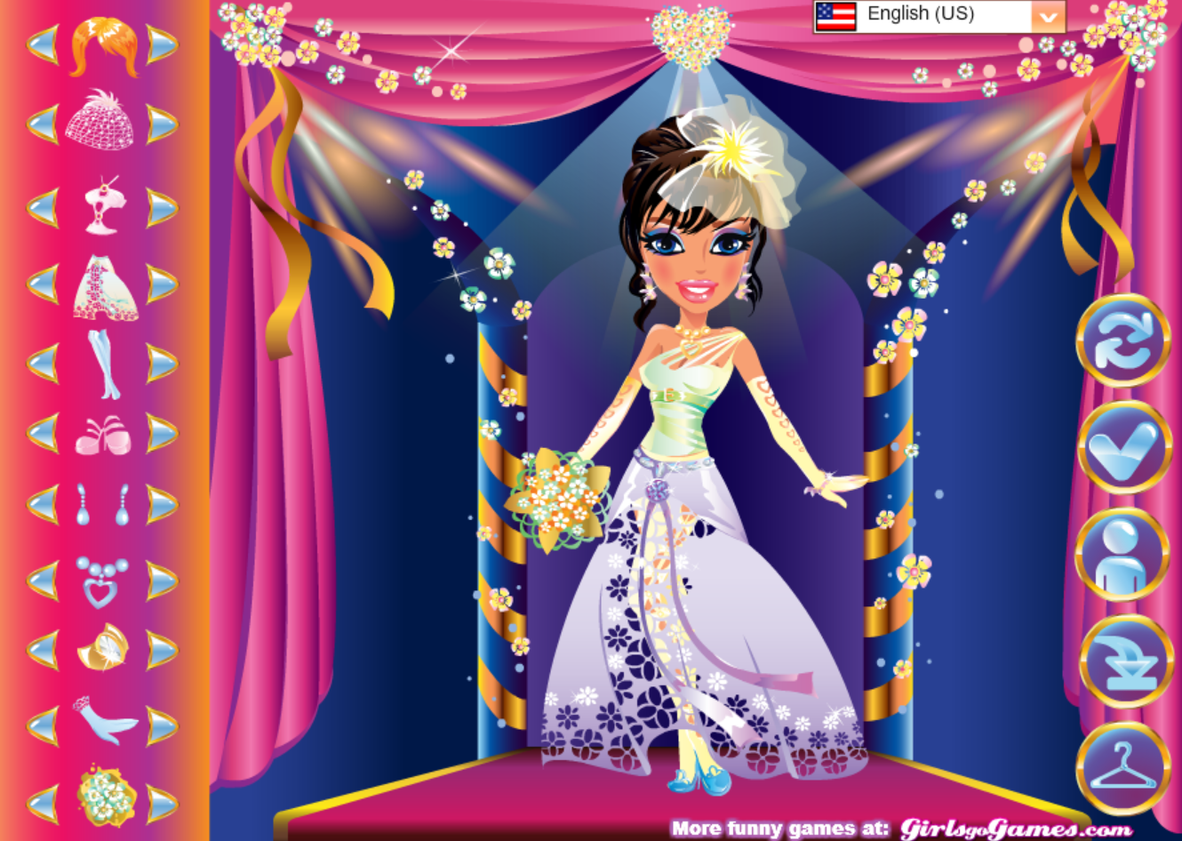 Fancy Wedding Dress Up