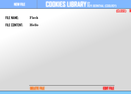 Cookies Library