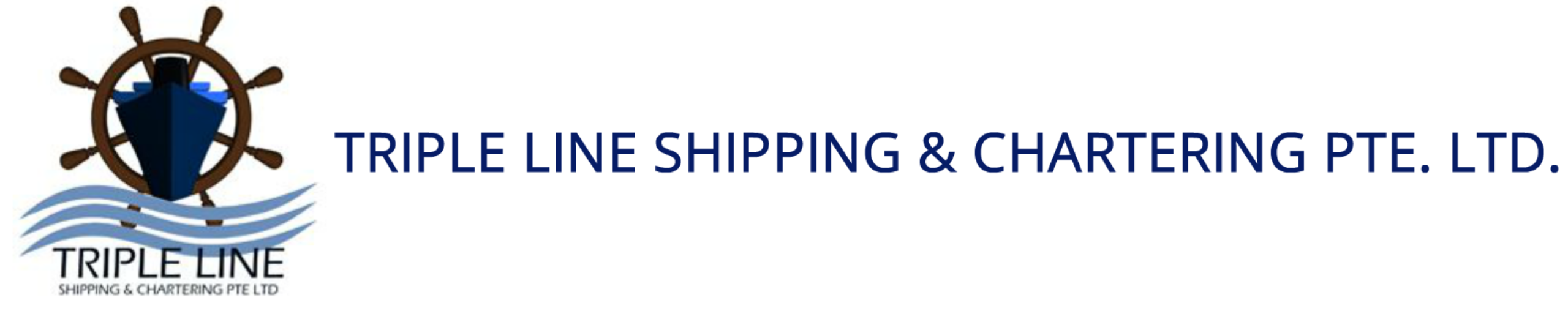 Triple Line Shipping & Chartering Pte. Ltd., Singapore. Website Banner