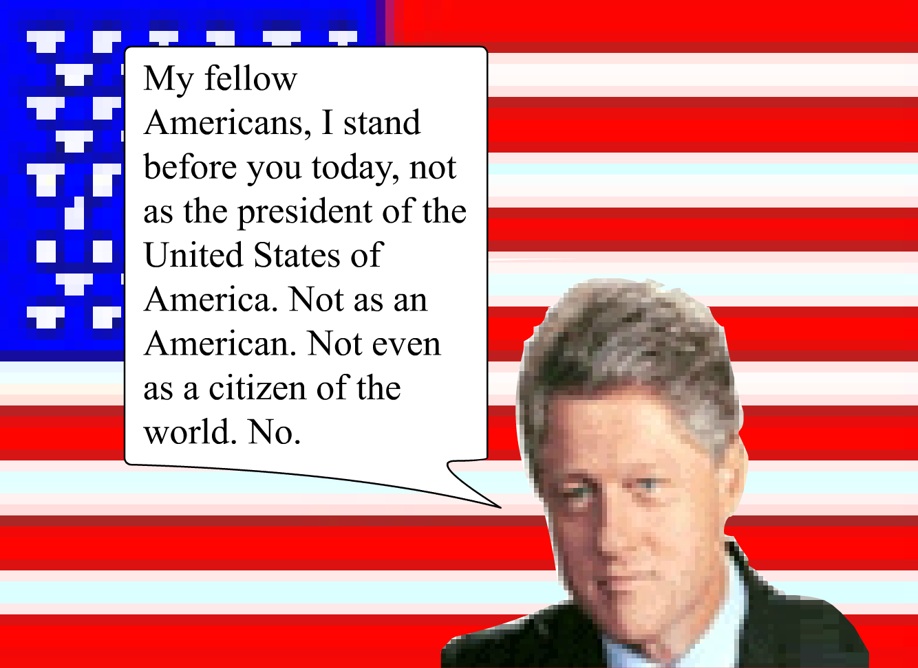 Clinton speaks to nation