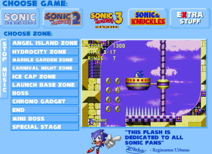 16bit Sonic Memories