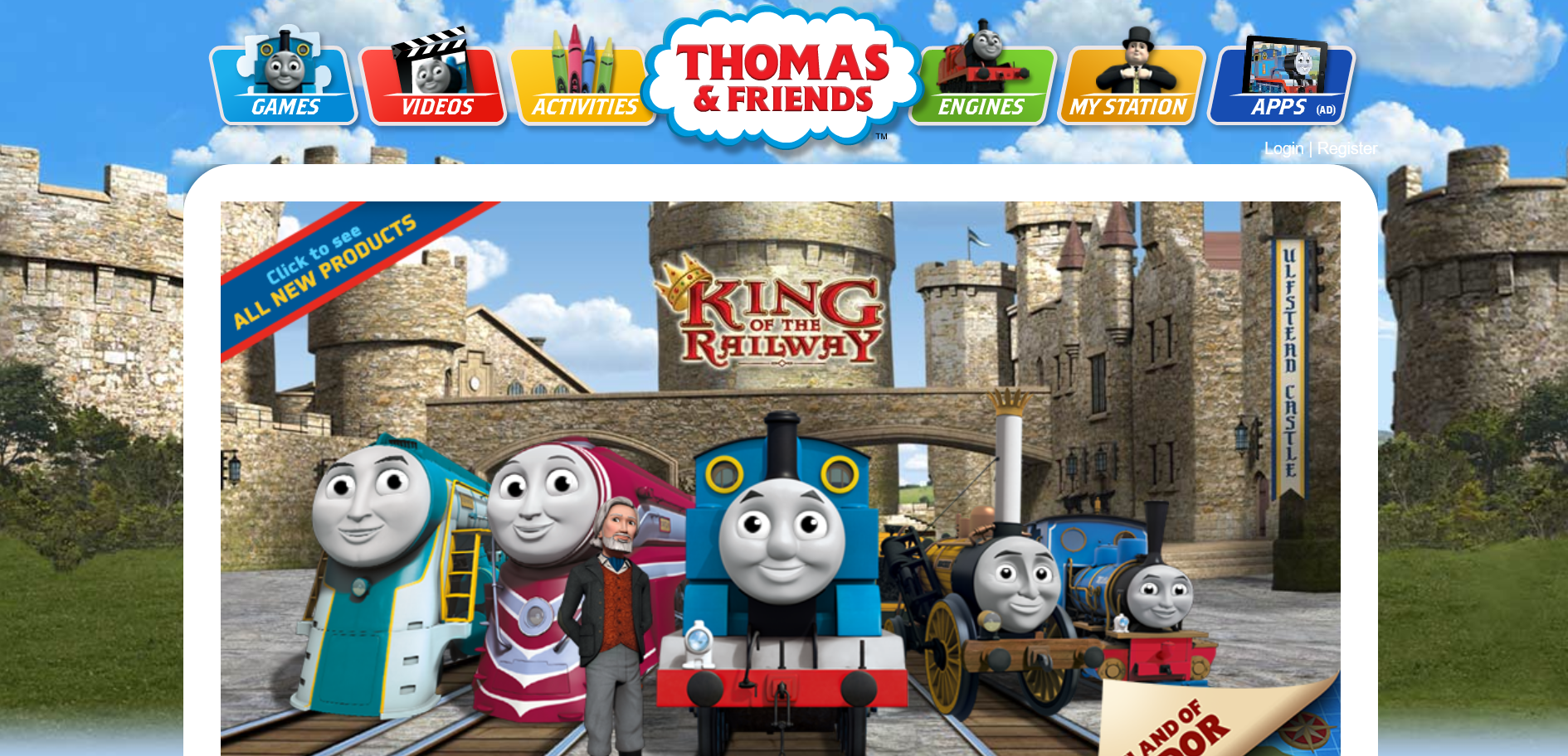 Thomas & Friends Microsite (2013)