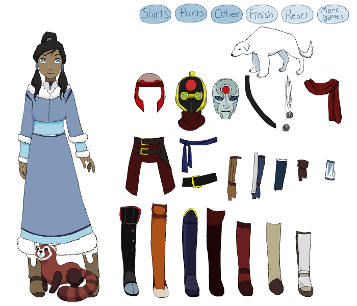 Korra Dress Up