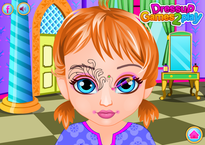 Pretty Baby Anna Face Art