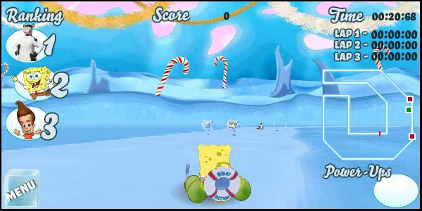 Nicktoons: 3D Snow Kart Rally