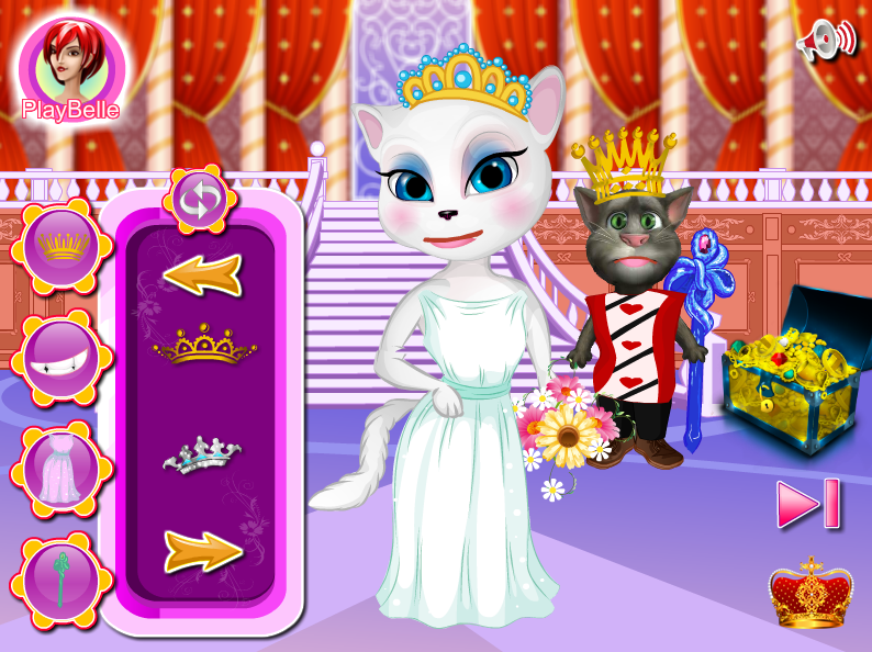 Talking Angela Becomes Queen!