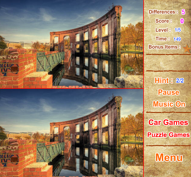 Differences: Cityscape of Germany