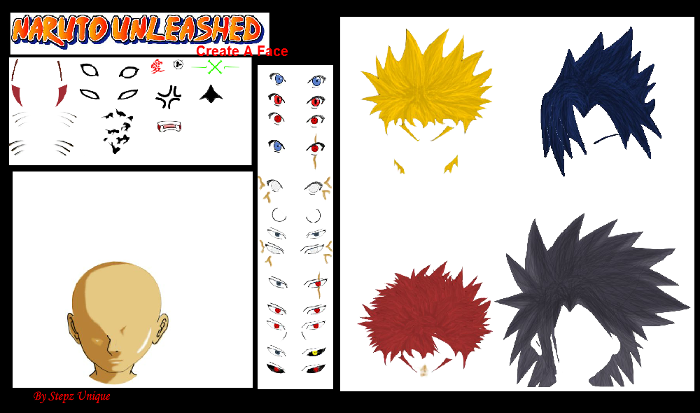 Naruto Unleashed Create A Face