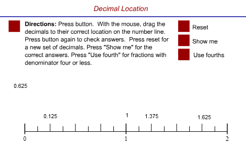 Decimal Location