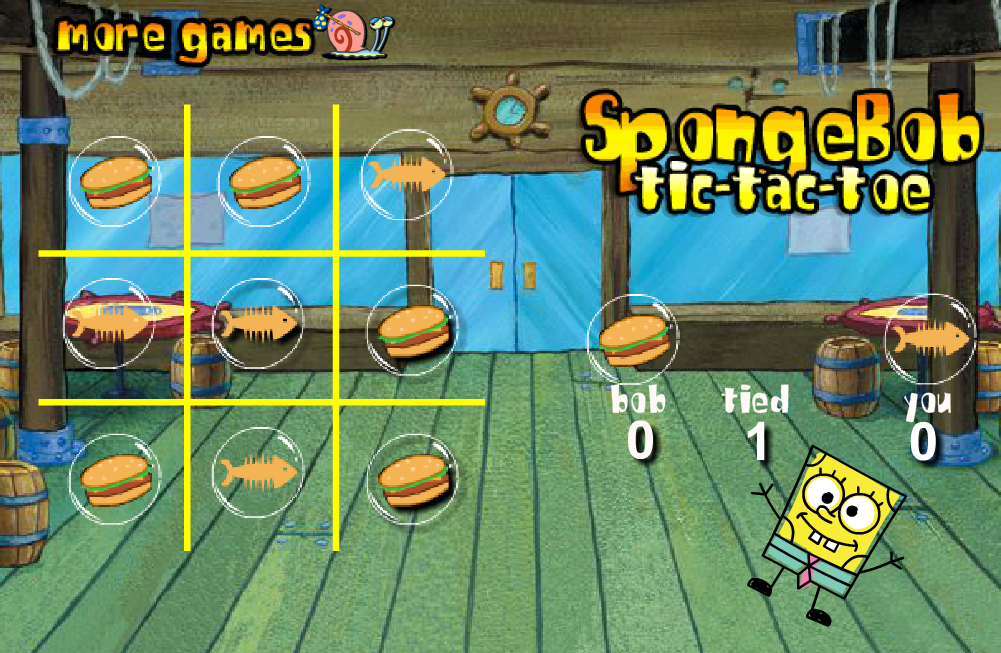 Spongebob Tic-Tac-Toe