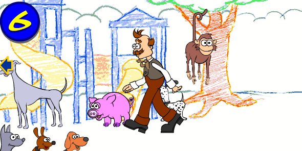 Sesame Street: Walking The Dogs