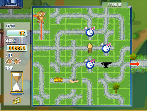 Tom and Jerry in Cheese Chasing Maze