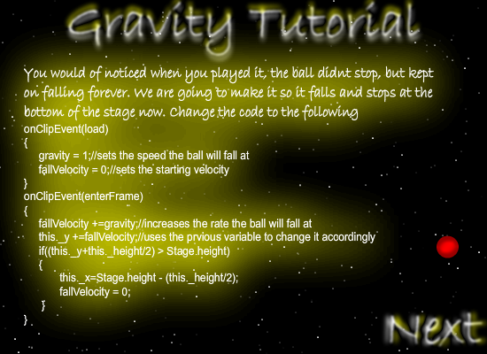 Simple Gravity Tutorial