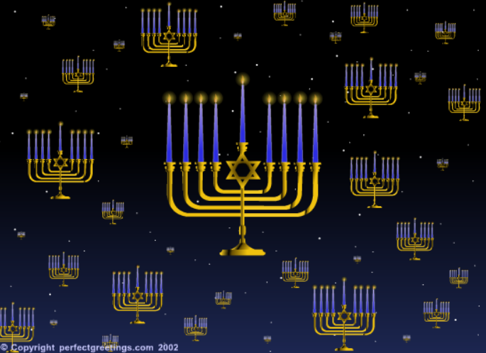 Light the Menorah. Happy Hanukkah