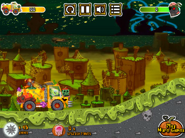 SpongeBob Halloween Truck Zombie Shot