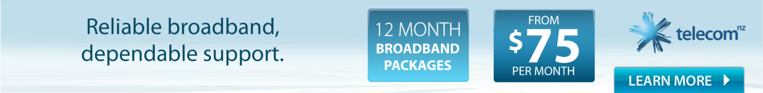 Telecom New Zealand Banner Ad