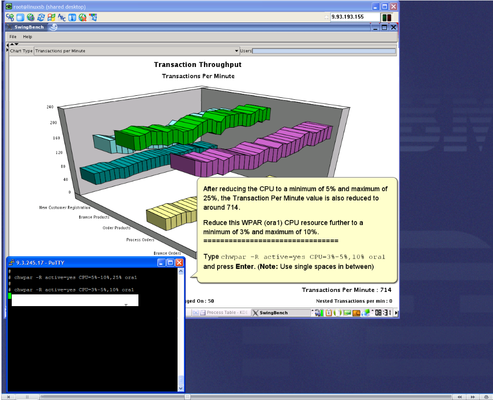 Manually Controlling WPAR CPU and memory resources - lab