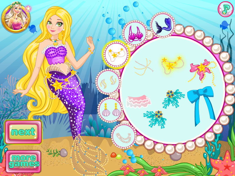Rapunzel Mermaid Makeover