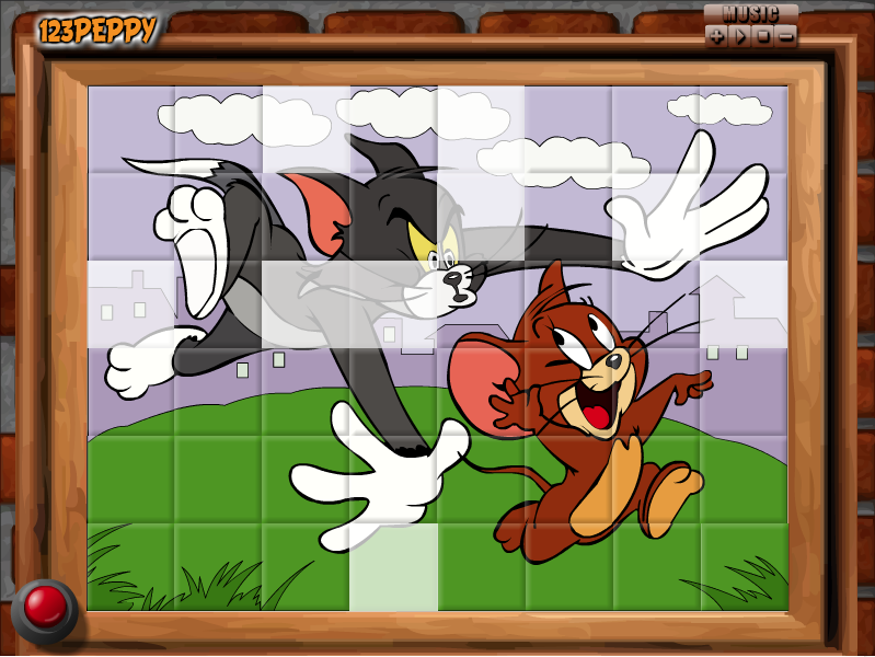 Sort My Tiles Tom and Jerry
