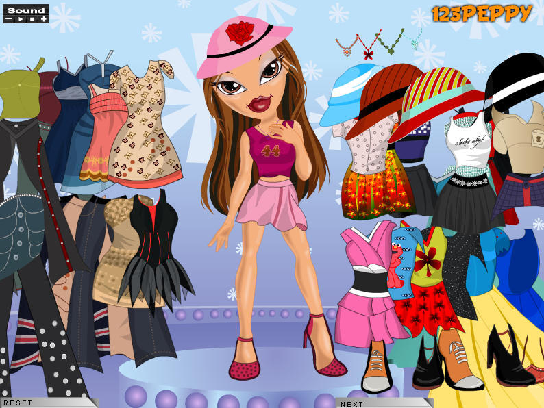 Sasha Bratz Dress Up Game