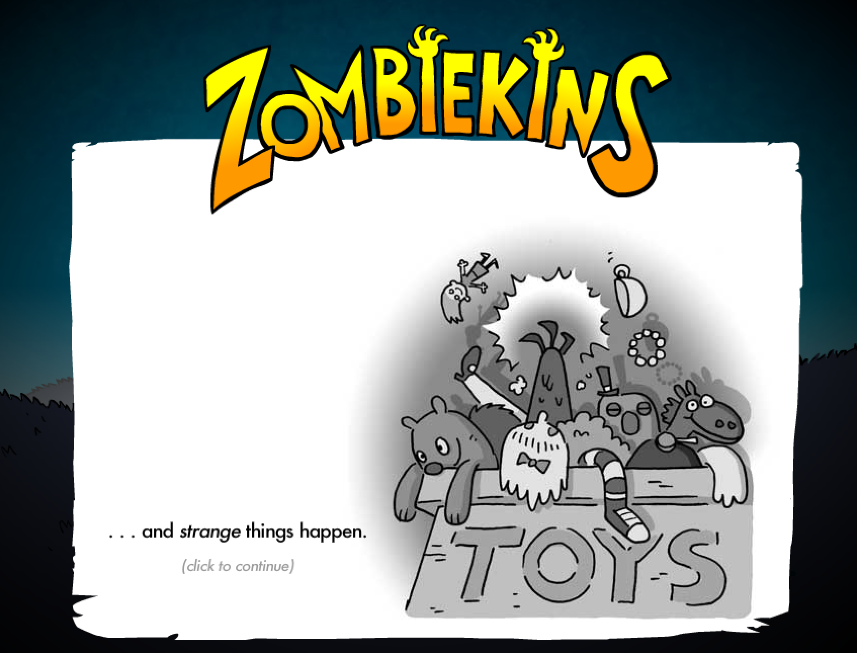 Zombiekins Microsite