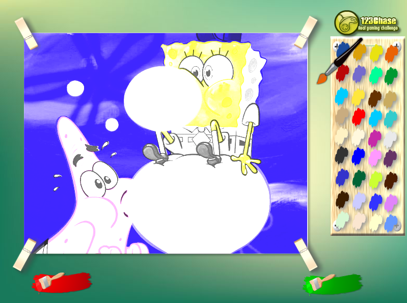 Spongebob and Patrick Kids Coloring