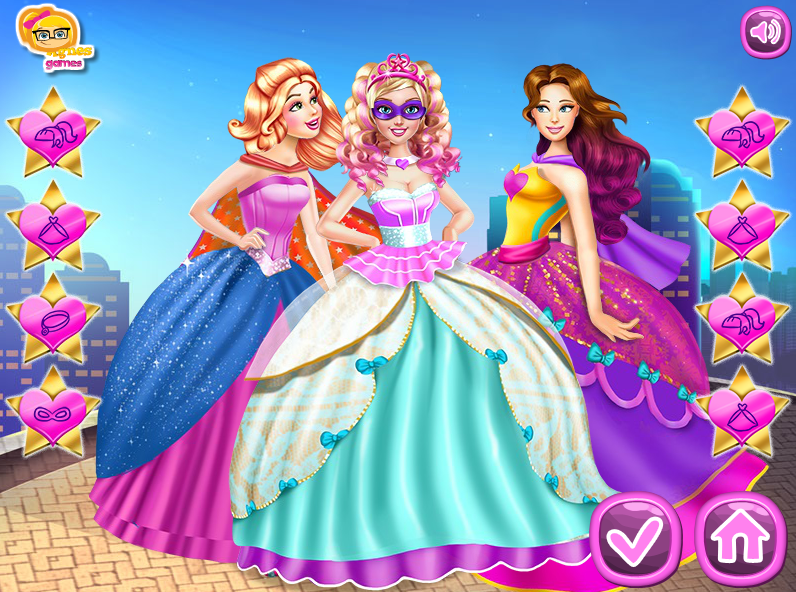 Super Barbie Wedding Dress Up