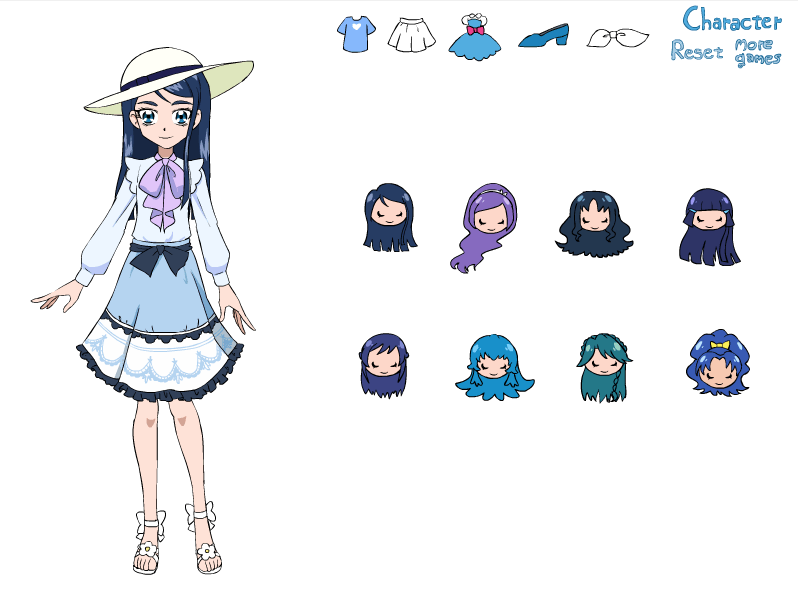 Blue Precure Dress Up