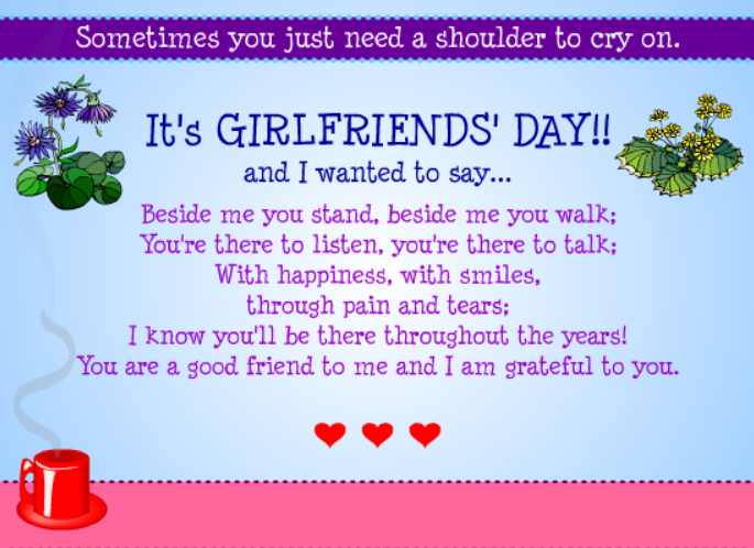 It's Girlfriend's Day!!