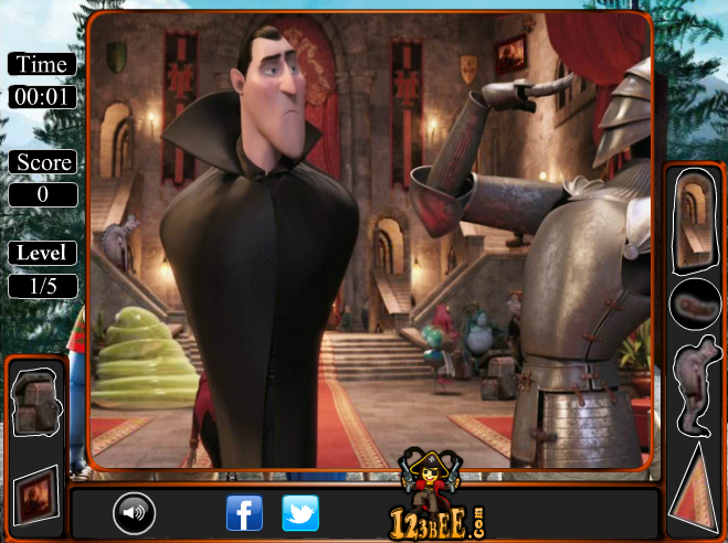 Hotel Transylvania - Hidden Objects