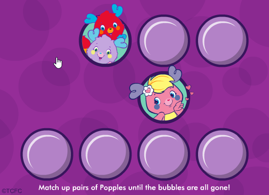 Popples Memory Game