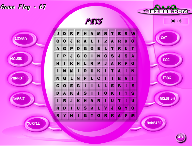 Word Search Game Play - 67