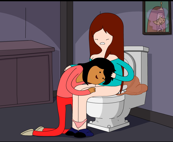 Super Adventure Time Style Toilet Fun!