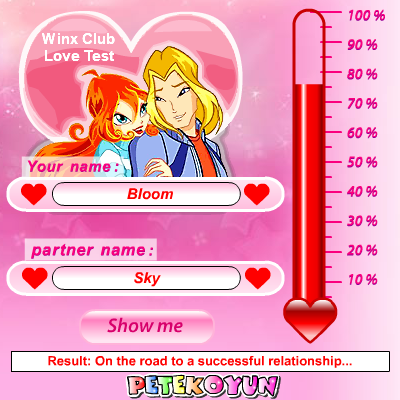 Winx Club Love Test