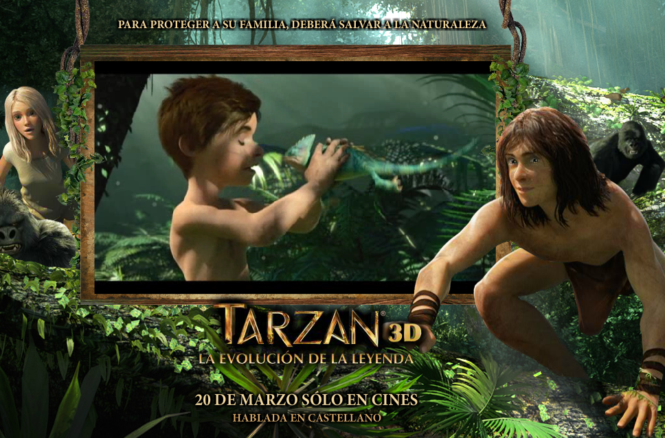 Tarzan 3D La Evolución de la Leyenda - TV Spot Microsite