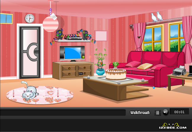 Lovely Pink Room Escape