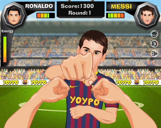 Ronaldo vs Messi Fight