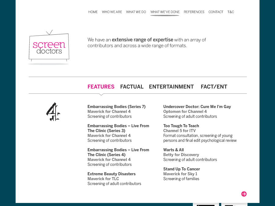 screen doctors Website