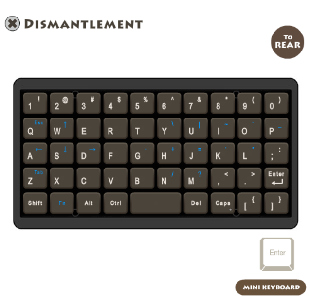 Dismantlement Mini keyboard