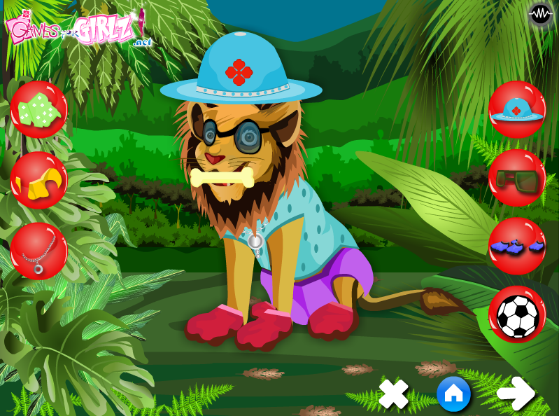 Cute Lion Dress Up