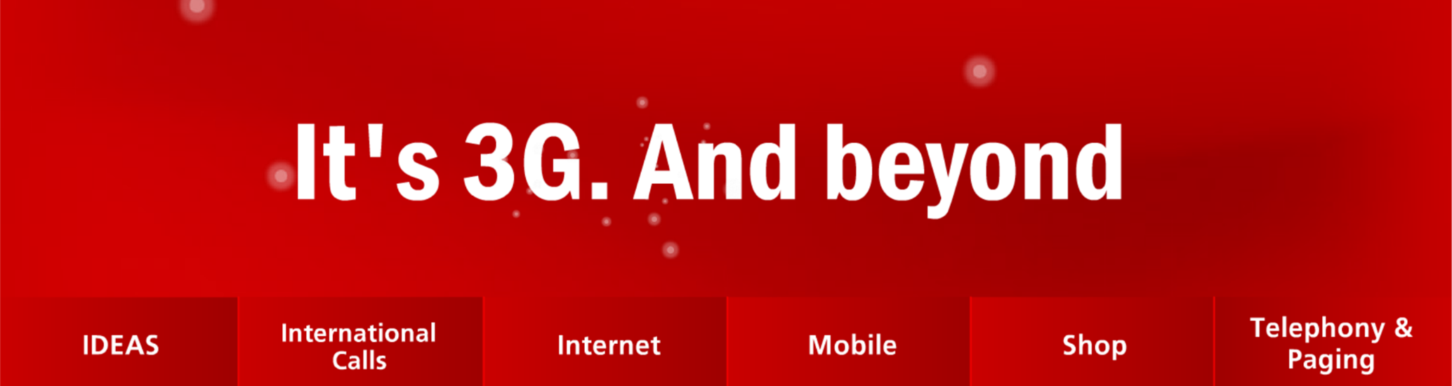 Singtel 2005 Website Banner (Singapore)