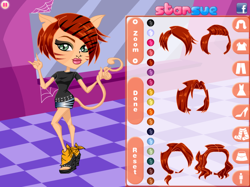 Monster High Toralei Stripe Hairstyle