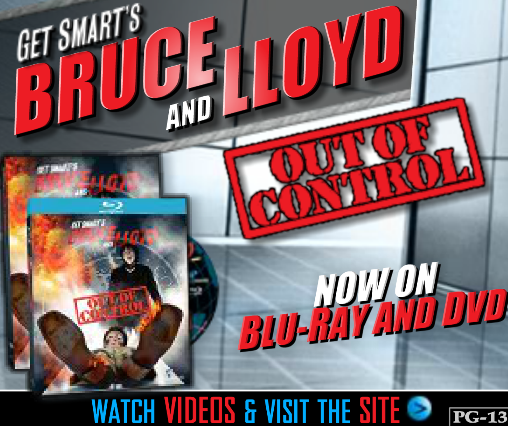 Get Smart's Bruce and Lloyd Out of Control Banner Ad