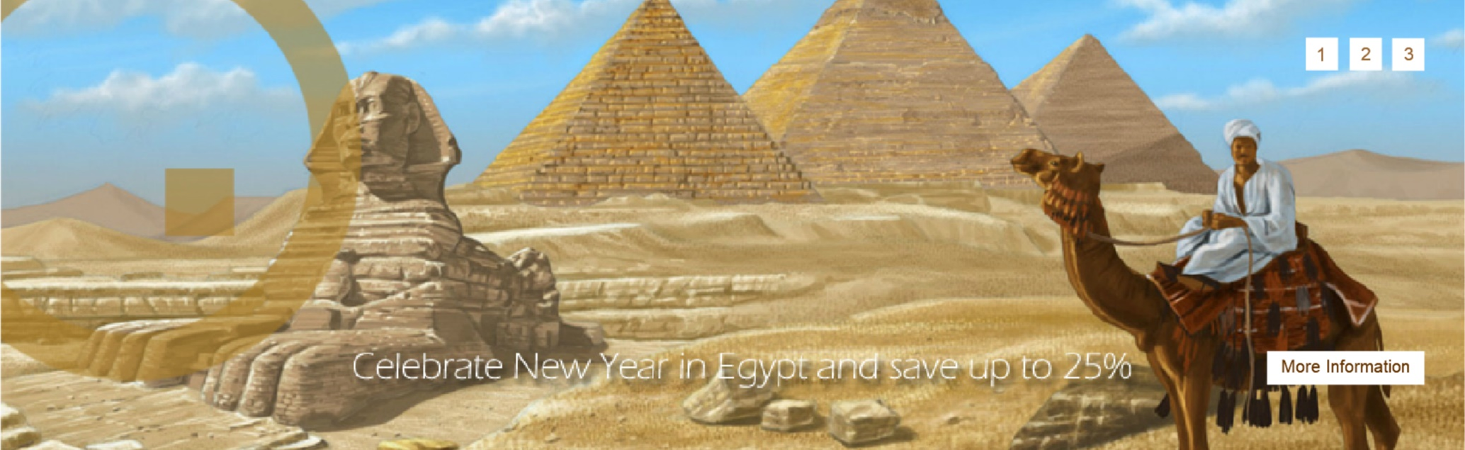 GoBeyond Tours Egypt Website Banners